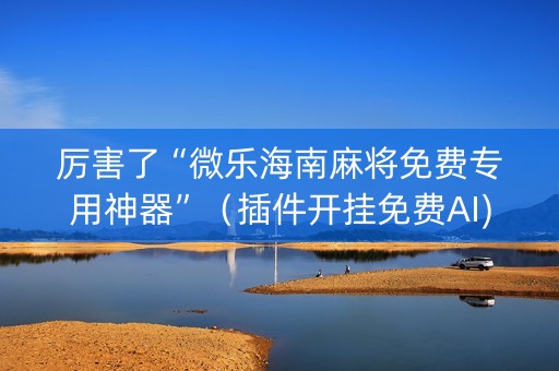 厉害了“微乐海南麻将免费专用神器”（插件开挂免费AI)