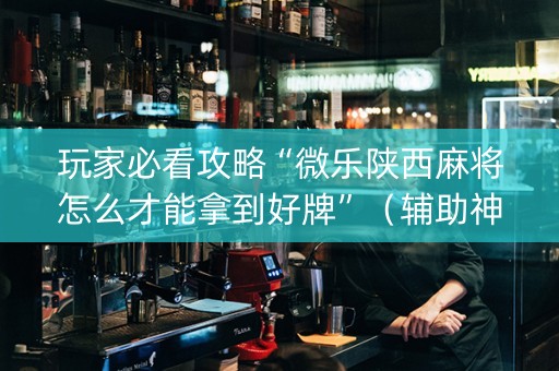 玩家必看攻略“微乐陕西麻将怎么才能拿到好牌”（辅助神器免费)