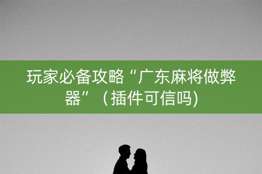 玩家必备攻略“广东麻将做弊器”（插件可信吗)