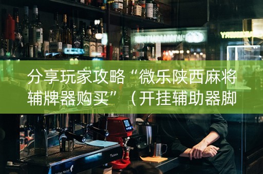 分享玩家攻略“微乐陕西麻将辅牌器购买”（开挂辅助器脚本)