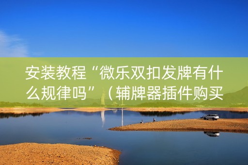 安装教程“微乐双扣发牌有什么规律吗”（辅牌器插件购买)