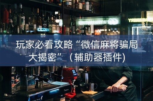 玩家必看攻略“微信麻将骗局大揭密”（辅助器插件)
