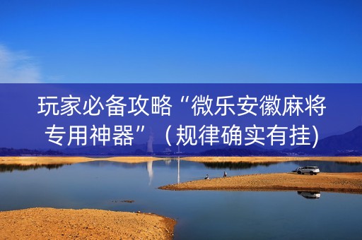 玩家必备攻略“微乐安徽麻将专用神器”（规律确实有挂)