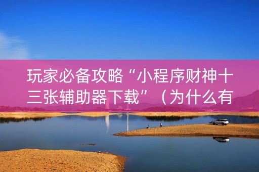 玩家必备攻略“小程序财神十三张辅助器下载”（为什么有人一直赢)