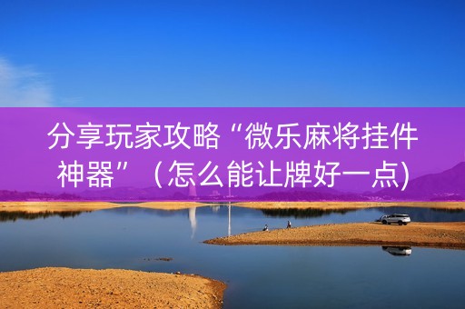分享玩家攻略“微乐麻将挂件神器”（怎么能让牌好一点)