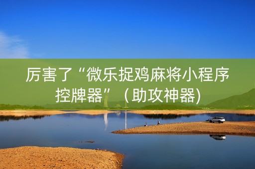 厉害了“微乐捉鸡麻将小程序控牌器”（助攻神器)
