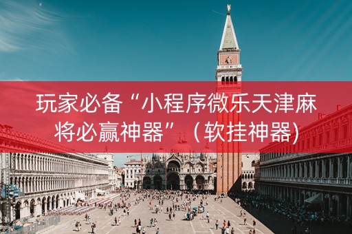 玩家必备“小程序微乐天津麻将必赢神器”（软挂神器)