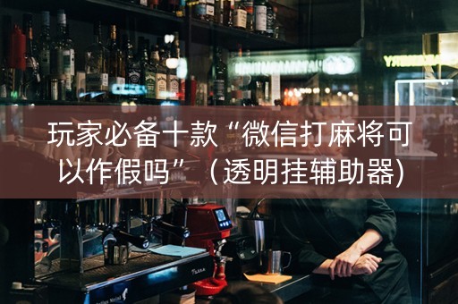 玩家必备十款“微信打麻将可以作假吗”（透明挂辅助器)