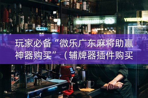玩家必备“微乐广东麻将助赢神器购买”（辅牌器插件购买)