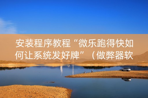 安装程序教程“微乐跑得快如何让系统发好牌”（做弊器软件下载)