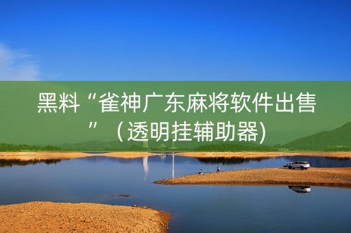 黑料“雀神广东麻将软件出售”（透明挂辅助器)