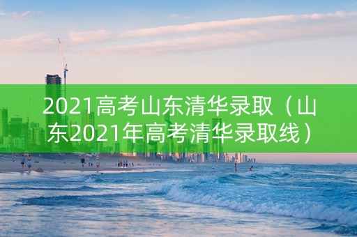 2021高考山东清华录取（山东2021年高考清华录取线）