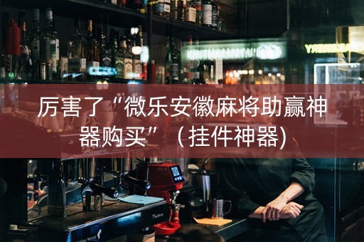 厉害了“微乐安徽麻将助赢神器购买”（挂件神器)