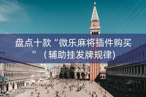 盘点十款“微乐麻将插件购买”（辅助挂发牌规律)