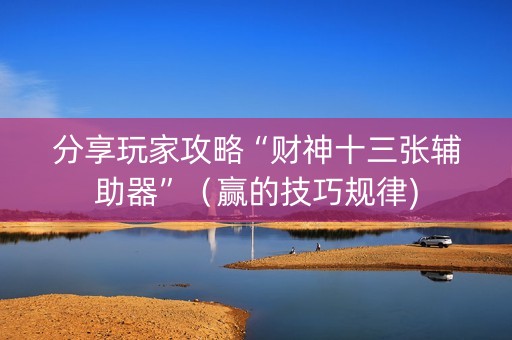 分享玩家攻略“财神十三张辅助器”（赢的技巧规律)