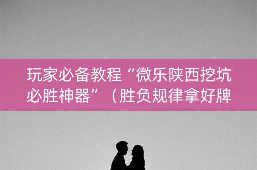 玩家必备教程“微乐陕西挖坑必胜神器”（胜负规律拿好牌)