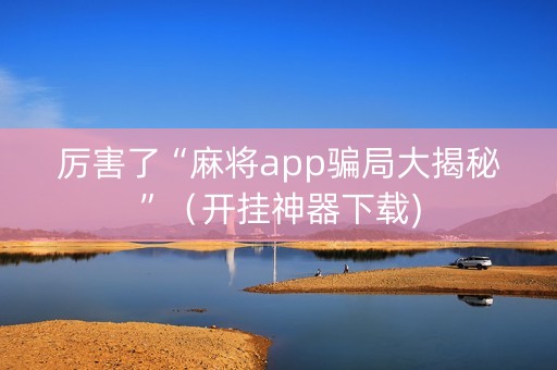 厉害了“麻将app骗局大揭秘”（开挂神器下载)
