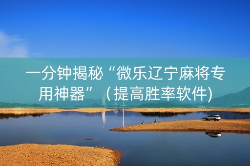 一分钟揭秘“微乐辽宁麻将专用神器”（提高胜率软件)