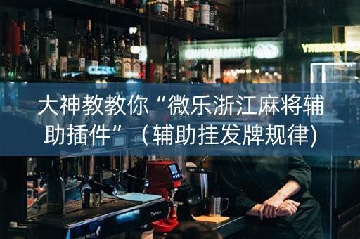 大神教教你“微乐浙江麻将辅助插件”（辅助挂发牌规律)
