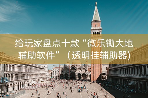 给玩家盘点十款“微乐锄大地辅助软件”（透明挂辅助器)