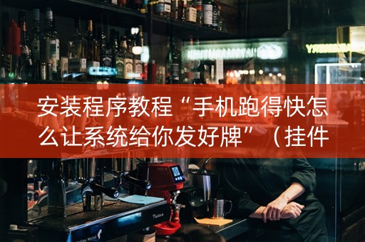 安装程序教程“手机跑得快怎么让系统给你发好牌”（挂件神器)