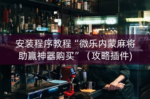 安装程序教程“微乐内蒙麻将助赢神器购买”（攻略插件)