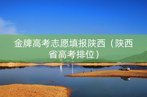 金牌高考志愿填报陕西（陕西省高考排位）
