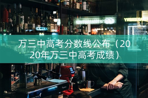万三中高考分数线公布（2020年万三中高考成绩）