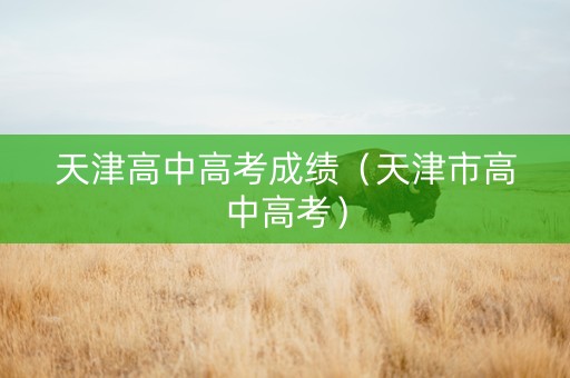 天津高中高考成绩（天津市高中高考）