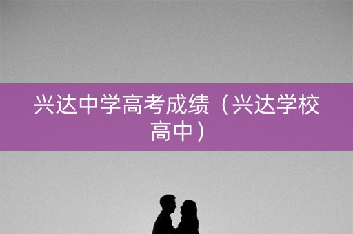 兴达中学高考成绩（兴达学校高中）
