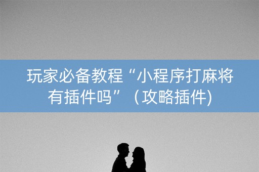 玩家必备教程“小程序打麻将有插件吗”（攻略插件)