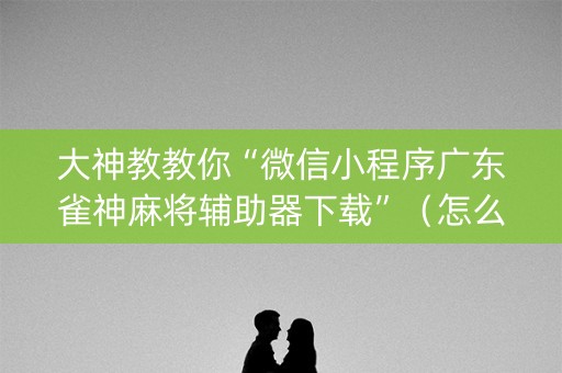大神教教你“微信小程序广东雀神麻将辅助器下载”（怎么设置能有好牌)