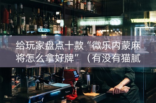 给玩家盘点十款“微乐内蒙麻将怎么拿好牌”（有没有猫腻)