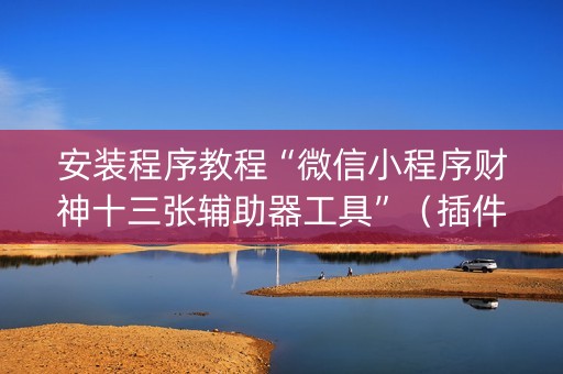 安装程序教程“微信小程序财神十三张辅助器工具”（插件开挂免费AI)