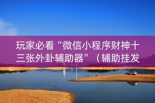 玩家必看“微信小程序财神十三张外卦辅助器”（辅助挂发牌规律)