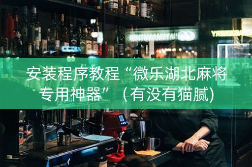 安装程序教程“微乐湖北麻将专用神器”（有没有猫腻)
