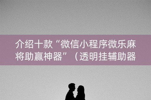 介绍十款“微信小程序微乐麻将助赢神器”（透明挂辅助器)