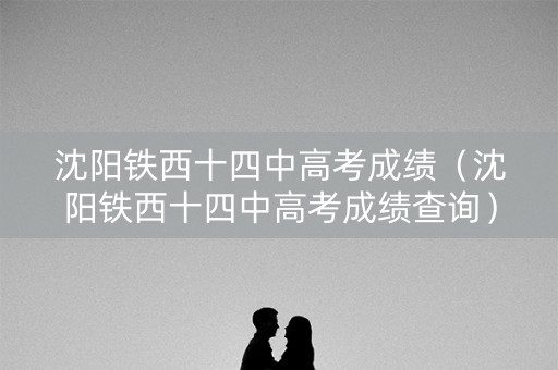 沈阳铁西十四中高考成绩（沈阳铁西十四中高考成绩查询）