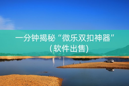 一分钟揭秘“微乐双扣神器”（软件出售)