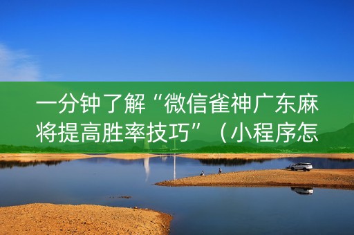 一分钟了解“微信雀神广东麻将提高胜率技巧”（小程序怎么才会赢)