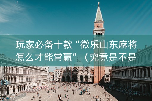 玩家必备十款“微乐山东麻将怎么才能常赢”（究竟是不是有挂)