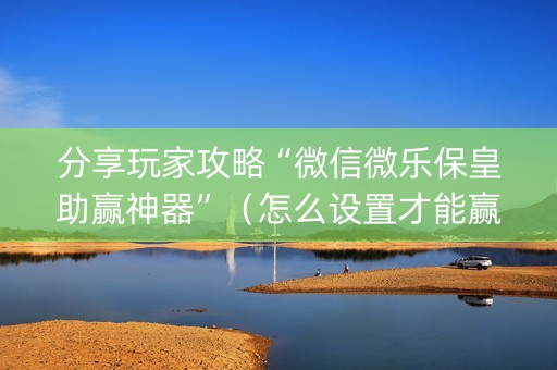 分享玩家攻略“微信微乐保皇助赢神器”（怎么设置才能赢)