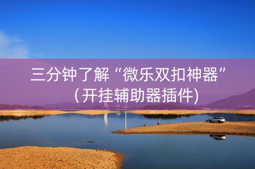三分钟了解“微乐双扣神器”（开挂辅助器插件)
