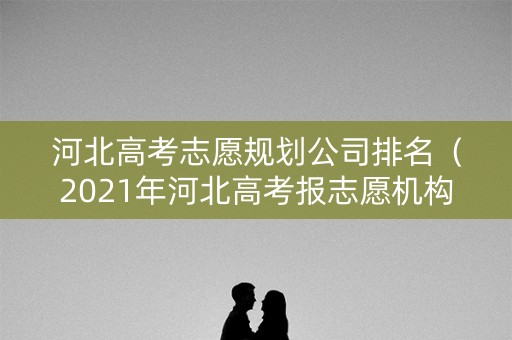 河北高考志愿规划公司排名（2021年河北高考报志愿机构）