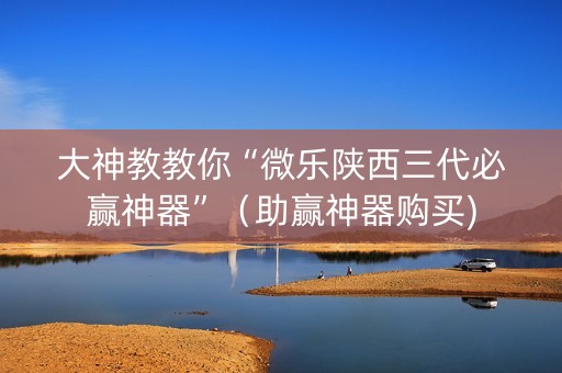 大神教教你“微乐陕西三代必赢神器”（助赢神器购买)
