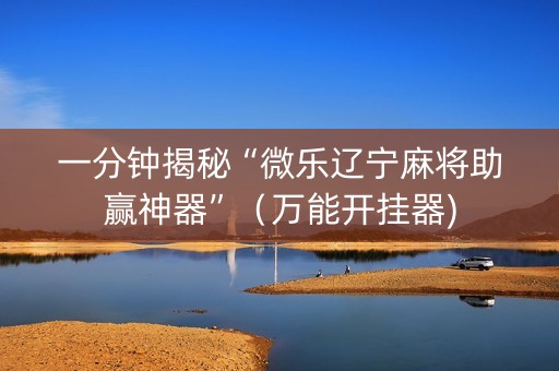 一分钟揭秘“微乐辽宁麻将助赢神器”（万能开挂器)