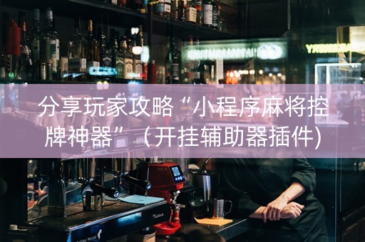 分享玩家攻略“小程序麻将控牌神器”（开挂辅助器插件)