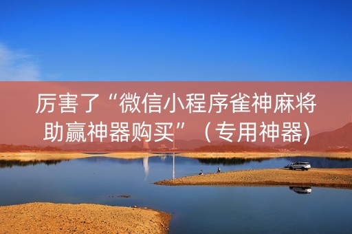 厉害了“微信小程序雀神麻将助赢神器购买”（专用神器)