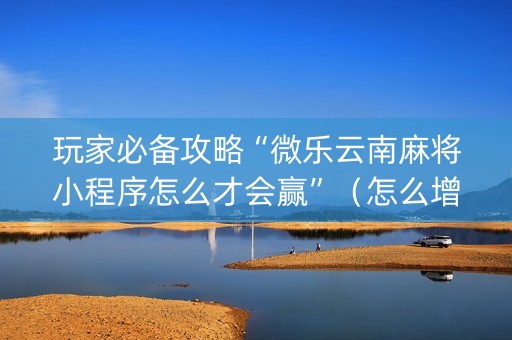玩家必备攻略“微乐云南麻将小程序怎么才会赢”（怎么增加胜率)
