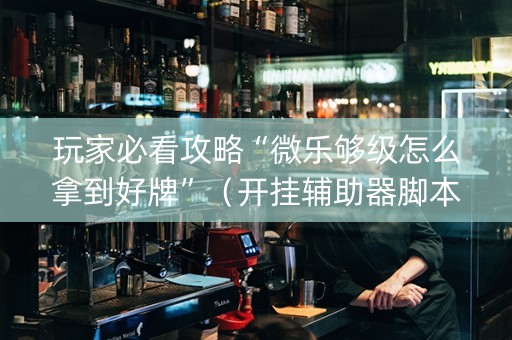 玩家必看攻略“微乐够级怎么拿到好牌”（开挂辅助器脚本)